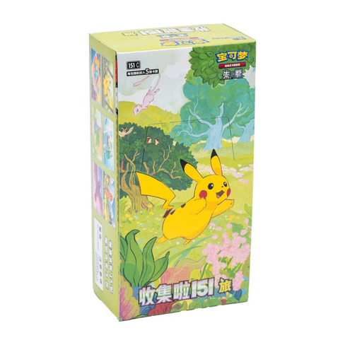 Boîte de Boosters Pokémon 151C Journey 🇨🇳