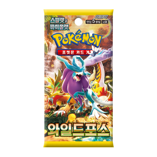 Booster Pokémon SV5K Wild Force 🇰🇷