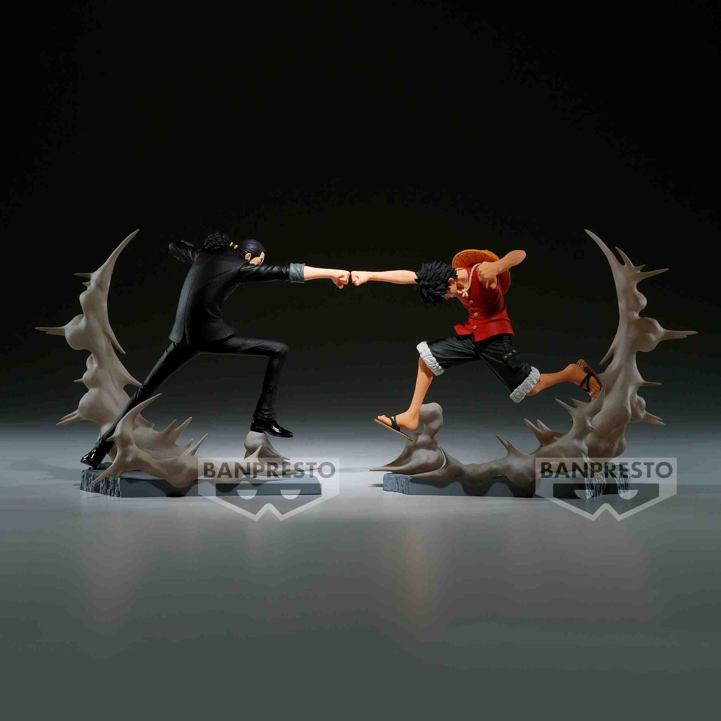 Figurine Luffy vs Lucci Senkouzekkei - One Piece - Bandai