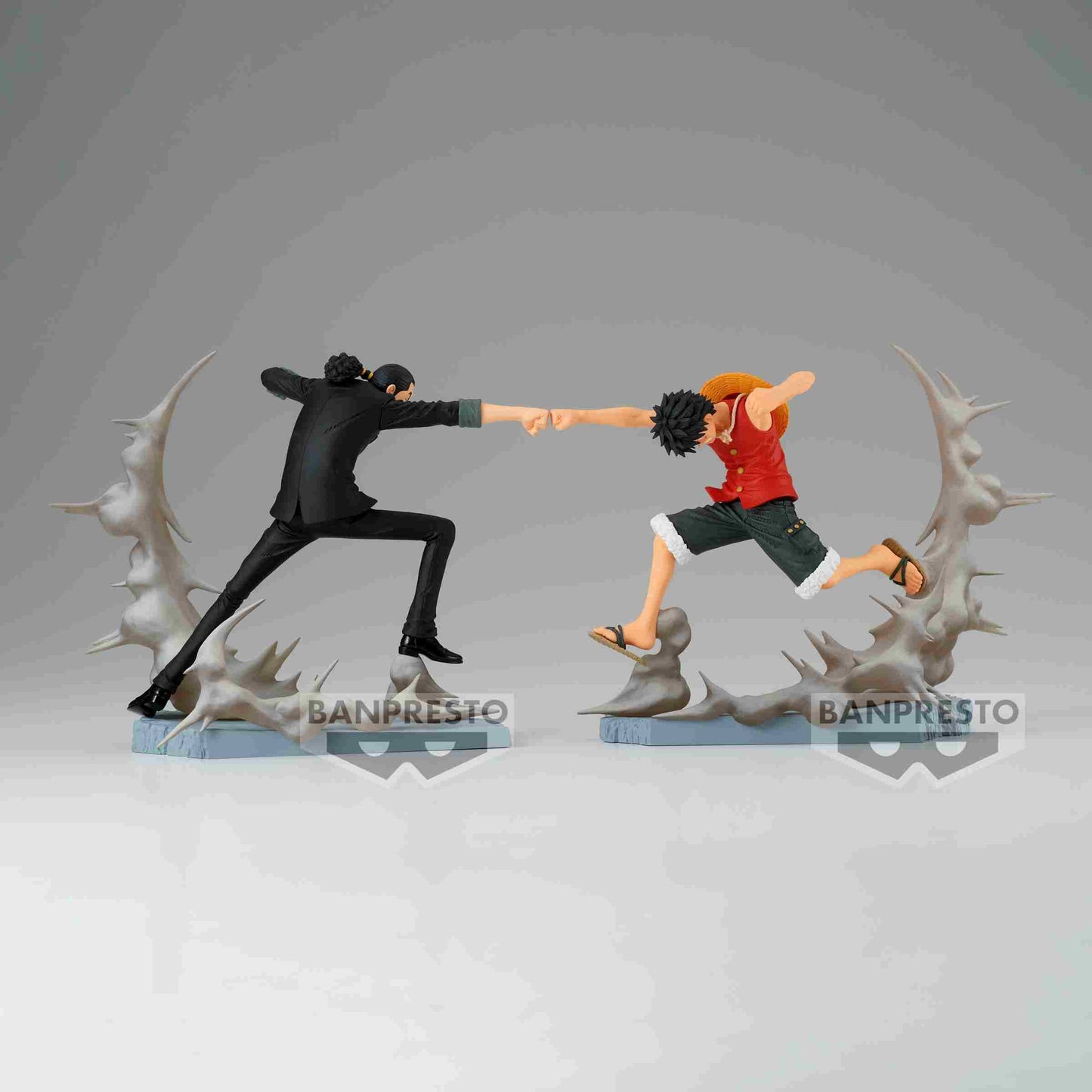 Figurine Lucci vs Luffy Senkouzekkei - One Piece - Bandai