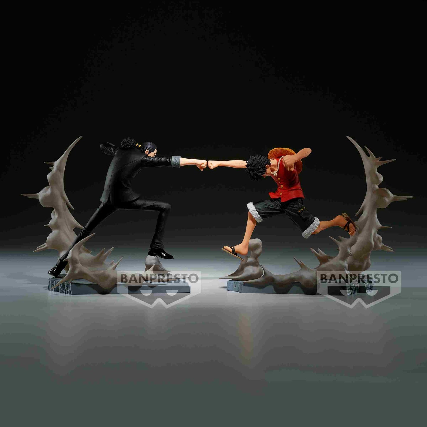Figurine Lucci vs Luffy Senkouzekkei - One Piece - Bandai